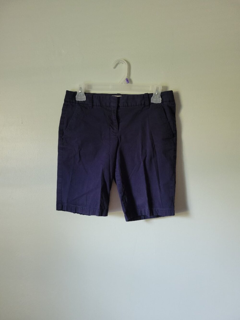 J. Crew Bermuda Shorts Women's Size 2 Navy Blue Pockets